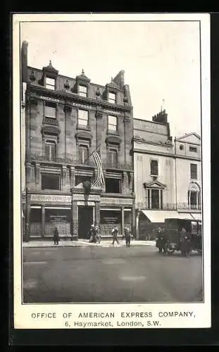 AK London, 6 Haymarket, Office of American Express Company