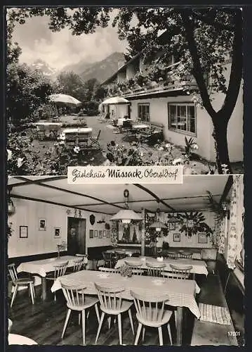 AK Oberstdorf, Gästehaus Mussack, Bes. Johann Mussack