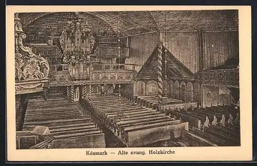 AK Késmark, Alte evangelische Holzkirche