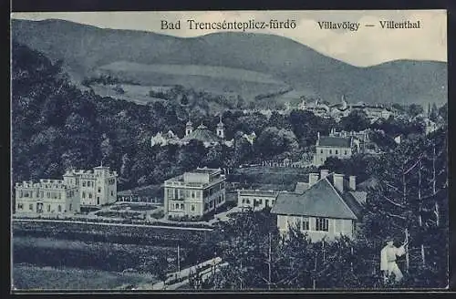 AK Bad Trencsénteplicz-fürdö, Villenthal