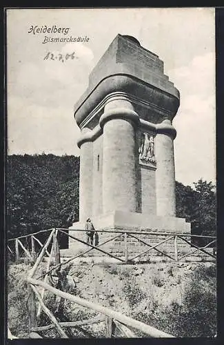 AK Heidelberg, Bismarcksäule