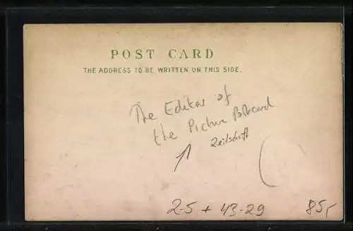 AK Herausgeber der Zeitschrift The Picture Postcard: A Magazine of Travel, Philately & Art, 101 Fleet Street, E. C.