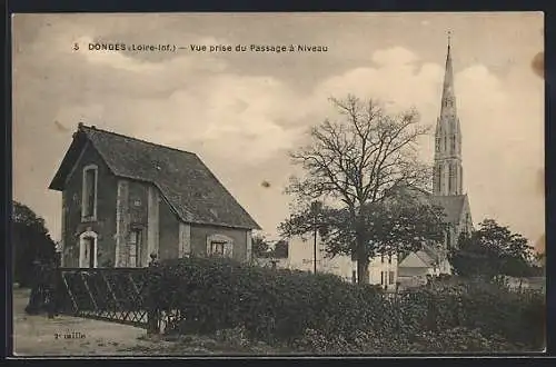 AK Donges, Vue prise du Passage à Niveau