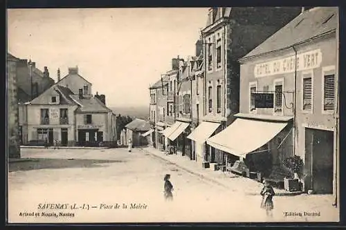 AK Savenay, Place de la Mairie