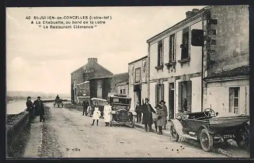 AK Saint-Julien-de-Concelles, Le Restaurant Clémence au bord de la Loire à La Chebuette