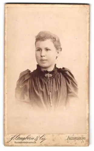 Fotografie F. Langbein & Lie, Heidelberg, Haupt-Str. 113A, Porträt einer jungen Dame