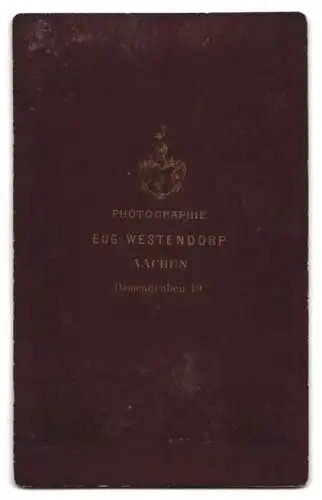 Fotografie Eug. Westendorp, Aachen, Damengraben 19, Porträt eines Mannes mit vollem Bart