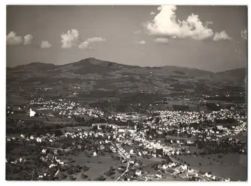 Fotografie Alpar Luftbild, Bern, Ansicht Ruti / ZH, Fliegeraufnahme der Ortschaft