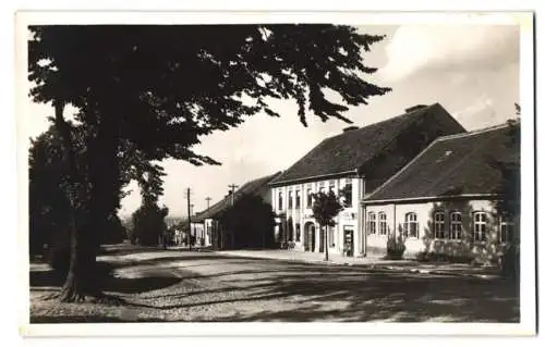 Fotografie unbekannter Fotograf, Ansicht Hradec Králové - Königgrätz, Strassenansicht mit Restaurant