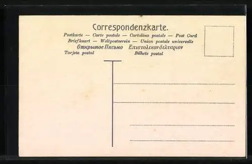 AK Briefmarken und Wappen Österreichs, mit Schwalben auf einer Telegraphenleitung