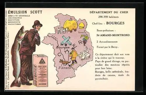 AK Bourges, Émulsion Scott, la carte