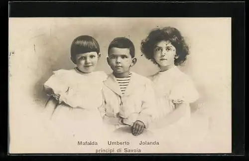 AK Principi di nSavoia, Mafalda, Umberto und Jolanda