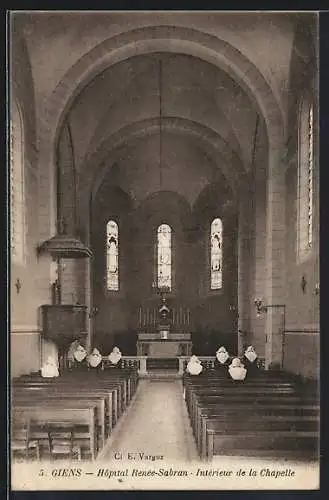 AK Giens, Hôpital Renée-Sabran, Intérieur de la Chapelle