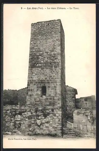 AK Les Arcs, Le vieux Château, La Tour