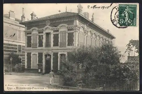 AK Hyères-les-Palmiers, Hôtel des Postes