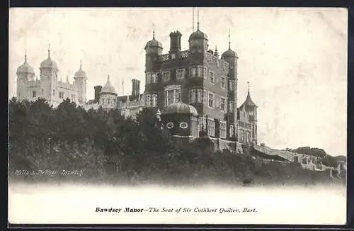 AK Bawdsey, Bawdsey Manor, The Seat of Sir Cuthbert Quilter