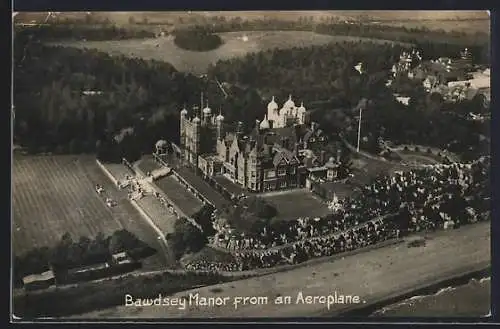 AK Bawdsey, Bawdsey Manor from an Aeroplane