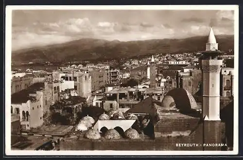 AK Beyrouth, Panorama der Stadt