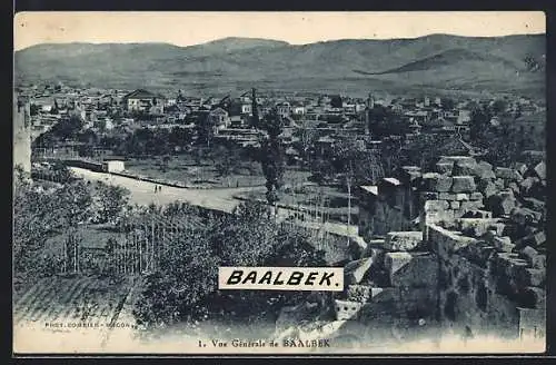 AK Baalbek, Vue Générale