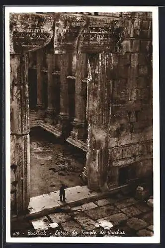 AK Baalbeck, Entrée du Temple de Bacchus