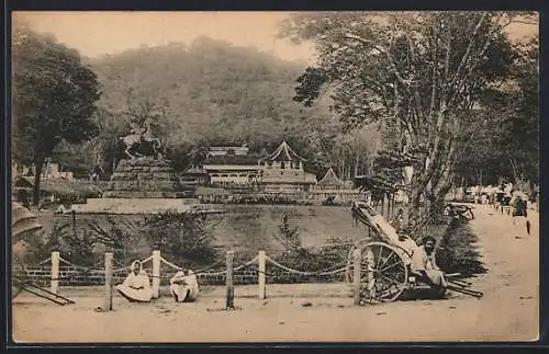 AK Kandy, The Esplanade, showing Temple of the Tooth