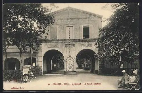 AK Hanoi, Hôpital principal, Le Porche centrale