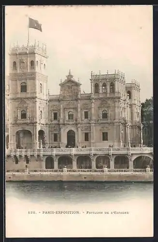 AK Paris, Exposition, Pavillon de l`Espagne