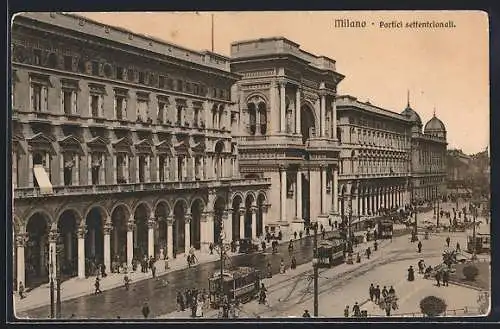 AK Milano, Portici settentrionali, Strassenbahn