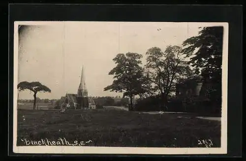 AK Blackheath, Ortspartie mit Kirche