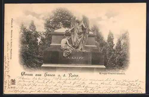 AK Essen /Ruhr, Krupp-Grabdenkmal