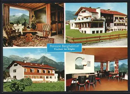 AK Fischen / Allgäu, Hotel-Pension Haus Bergheimat