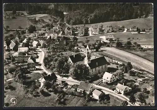 AK Althütte /Backnang, Ortsansicht vom Flugzeug aus