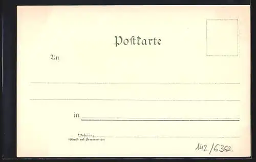 Lithographie Berchtesgaden, Ansicht vom Lockstein aus