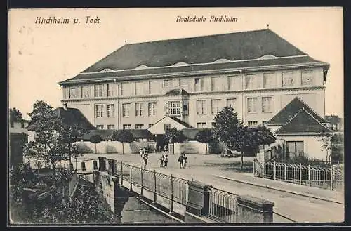 AK Kirchheim / Teck, Ansicht der Realschule