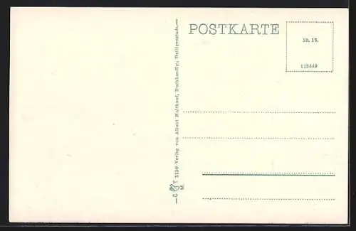 AK Heiligenstadt / Eichsfeld, Blick in die untere Wilhelmstrasse