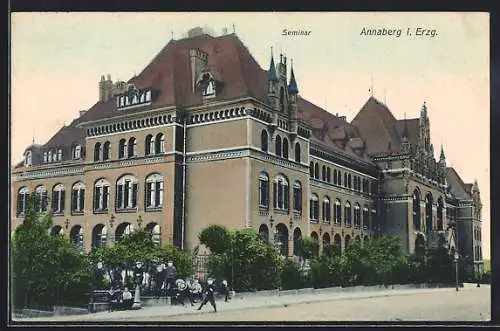 AK Annaberg i. Erzgeb., Kinder vor dem Seminar