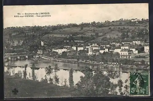 AK Aixe-sur-Vienne, Vue générale