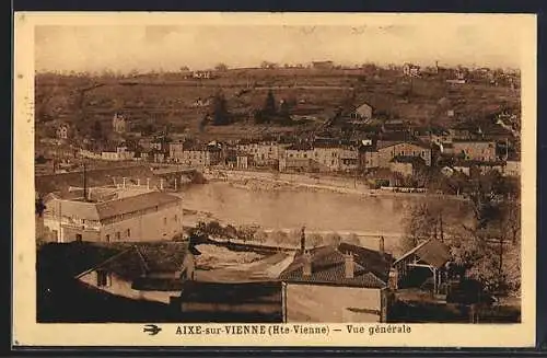 AK Aixe-sur-Vienne, Vue générale