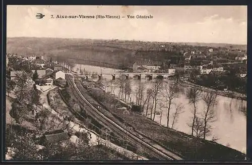 AK Aixe-sur-Vienne, Vue Générale