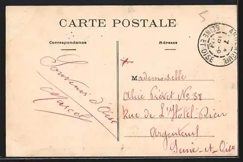 AK Aixe-sur-Vienne, Notre-Dame-d`Arliquet, Intérieur de l`église