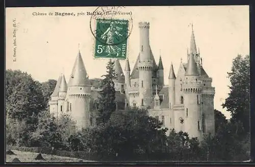 AK Bagnac, Château de Bagnac près Bellac, Haute-Vienne