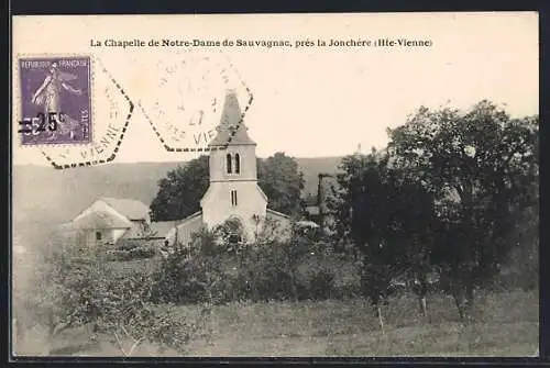 AK Sauvagnac, La Chapelle de Notre-Dame près la Jonchère, Hte-Vienne