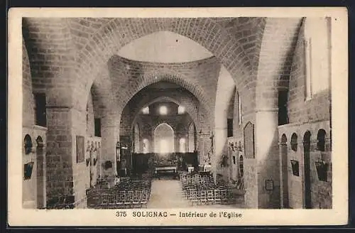 AK Solignac, Intérieur de l`Église