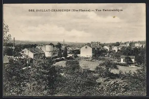 AK Saillat-Chassenon, Vue panoramique du village et des environs