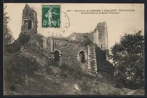 AK Chalucet, Grande Galerie et Salle d`Honneur, Côté Sud-Est