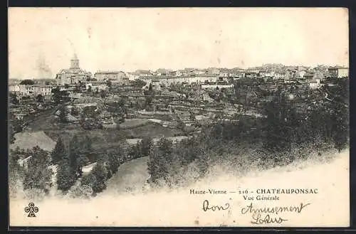 AK Chateauponsac, Vue Générale