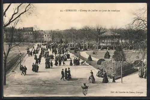 AK Limoges, Champ de Juillet un jour de musique