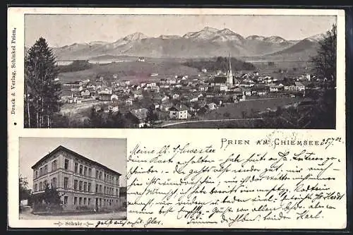 AK Prien am Chiemsee, Panorama und Schule