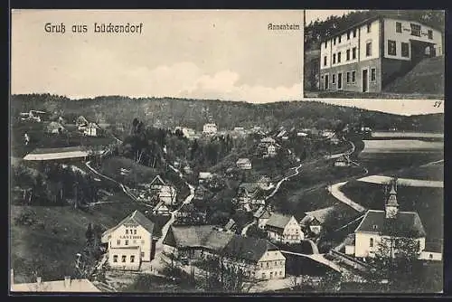 AK Lückendorf, Annenheim und Panorama