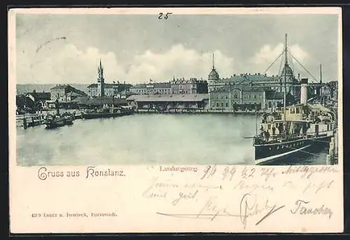 AK Konstanz / Bodensee, Landungssteg